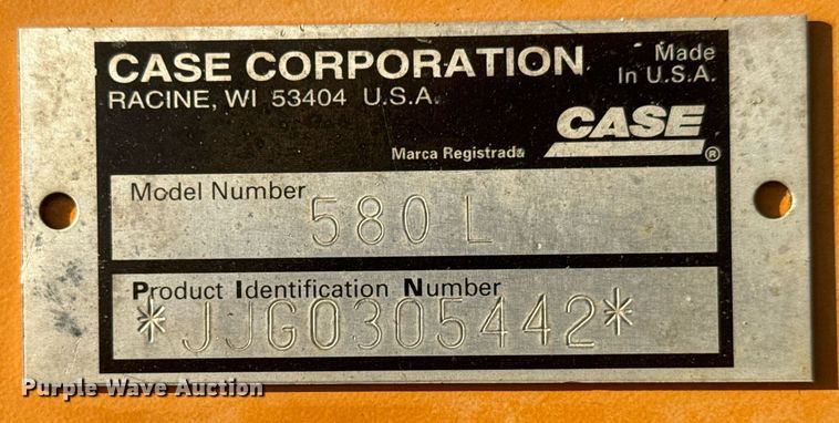 image for item MS9873 2000 Case 580L Series 2 backhoe