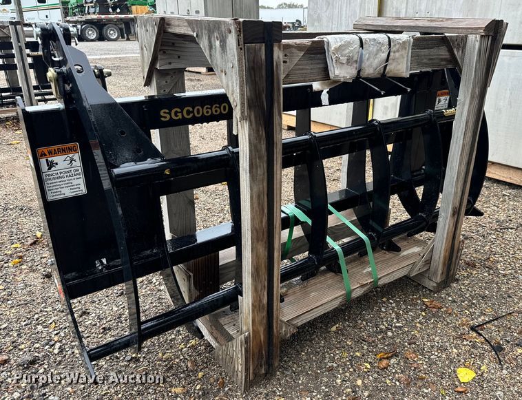 image for item MS9928 Land Pride SGC0660 skid steer grapple bucket