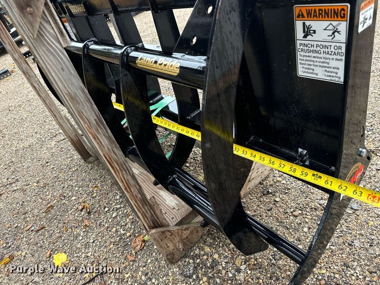 image for item MS9928 Land Pride SGC0660 skid steer grapple bucket