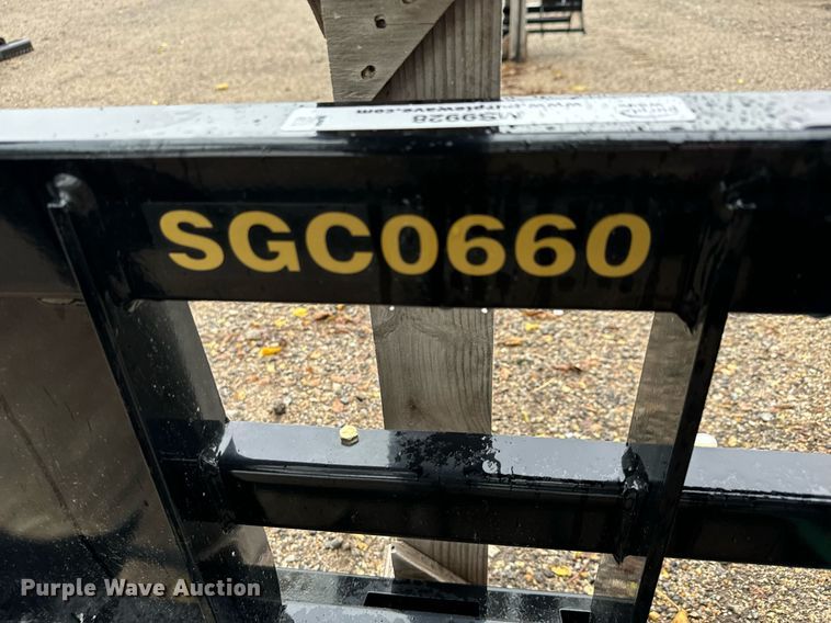 image for item MS9928 Land Pride SGC0660 skid steer grapple bucket