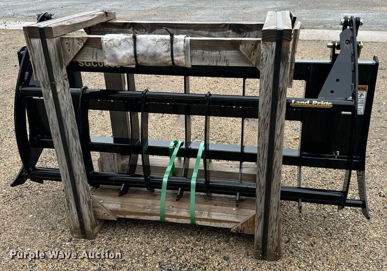 image for item MS9930 Land Pride SGC0660 skid steer grapple bucket