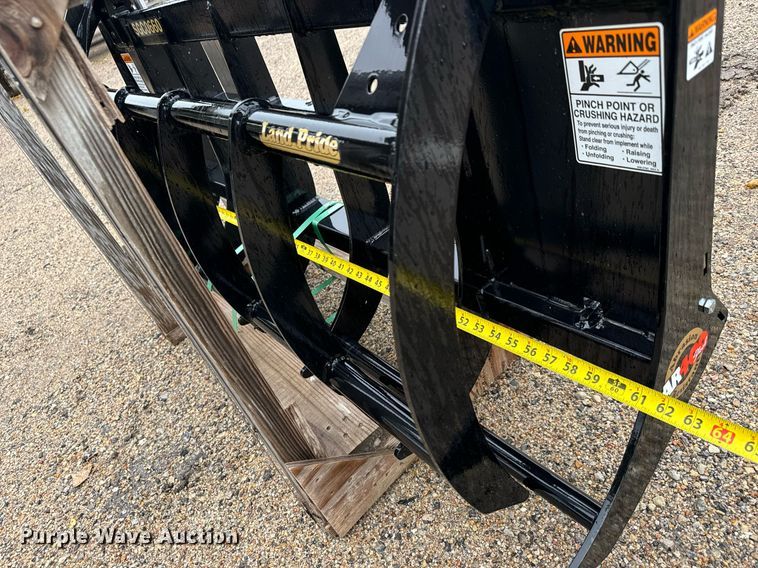 image for item MS9930 Land Pride SGC0660 skid steer grapple bucket