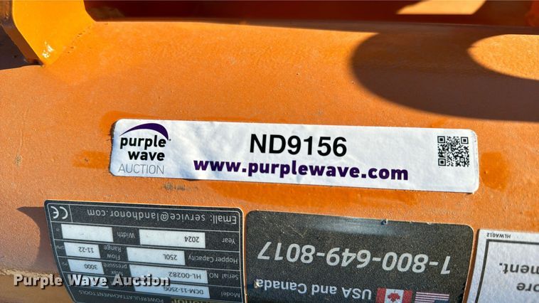 image for item ND9156 2024 LandHonor DCM-11-250G skid steer concrete mixer