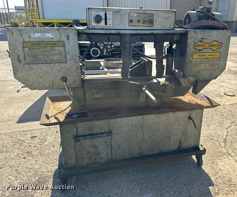 image for item NQ9037 Hyd-Mech S-20 band saw
