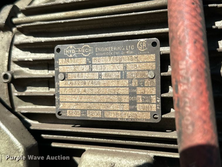 image for item NQ9037 Hyd-Mech S-20 band saw