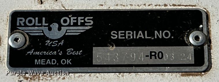 image for item NQ9045 Roll-off dumpster