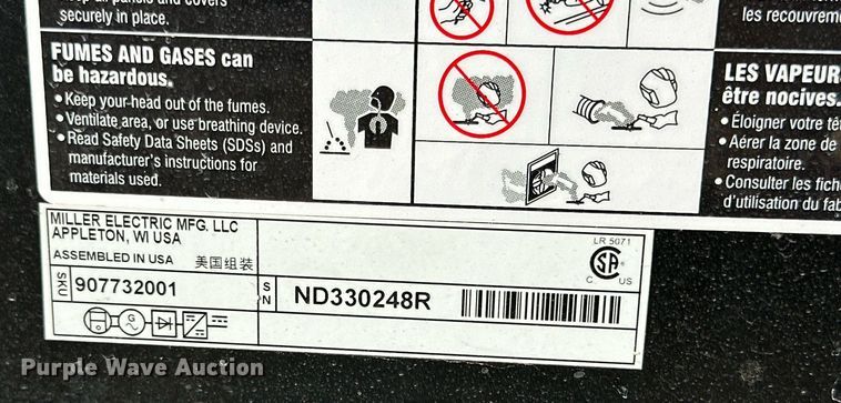 image for item NQ9047 Miller Big Blue 400 Pro welder/generator