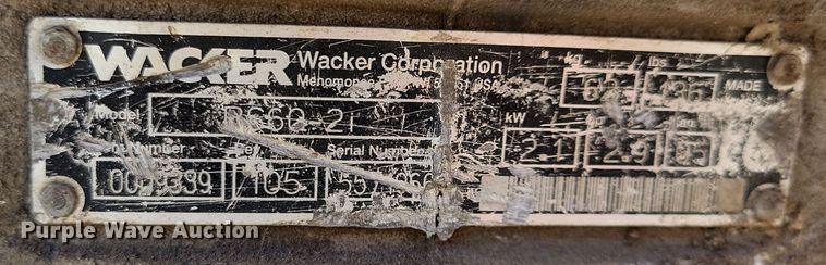 image for item OH9301 Wacker Neuson BS 60-2i plate compactor