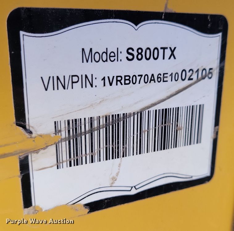 image for item OH9304 2014 Vermeer S800TX compact utility loader