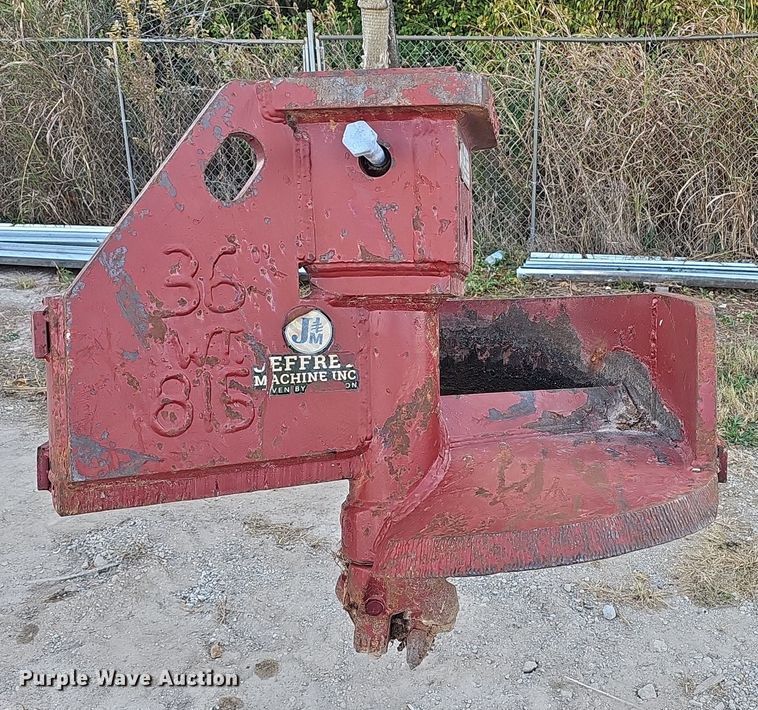 image for item OJ9018 Jeffery Machine Inc boulder extractor