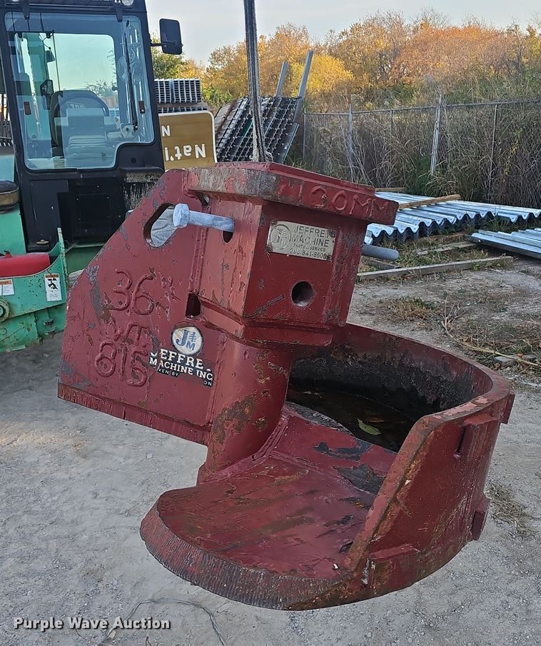 image for item OJ9018 Jeffery Machine Inc boulder extractor