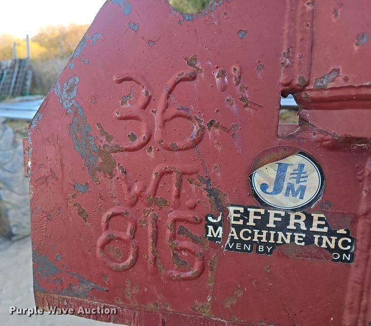 image for item OJ9018 Jeffery Machine Inc boulder extractor