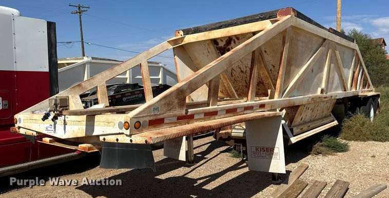 image for item DD3370 1997 Wes-Tex bottom dump trailer