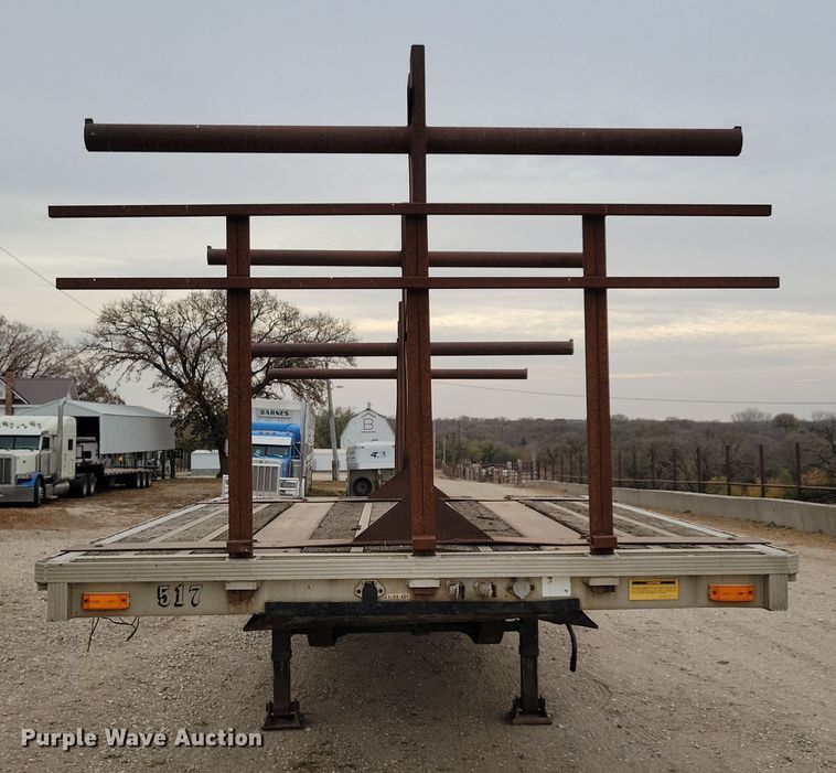 image for item DN3619 2000 Reinke Manufacturing Company drop deck trailer