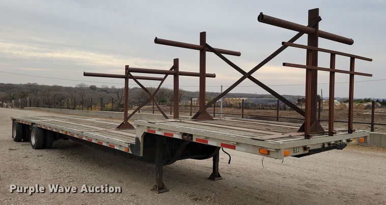 image for item DN3619 2000 Reinke Manufacturing Company drop deck trailer