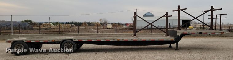 image for item DN3619 2000 Reinke Manufacturing Company drop deck trailer