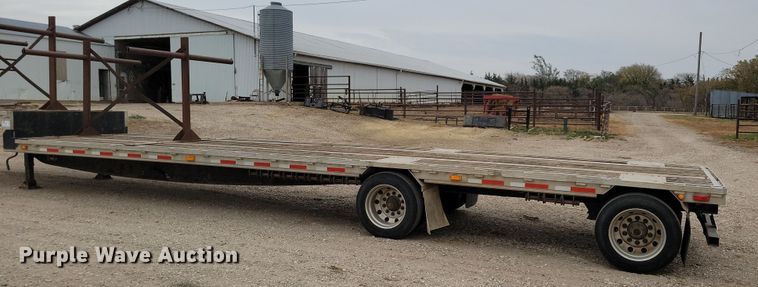 image for item DN3619 2000 Reinke Manufacturing Company drop deck trailer
