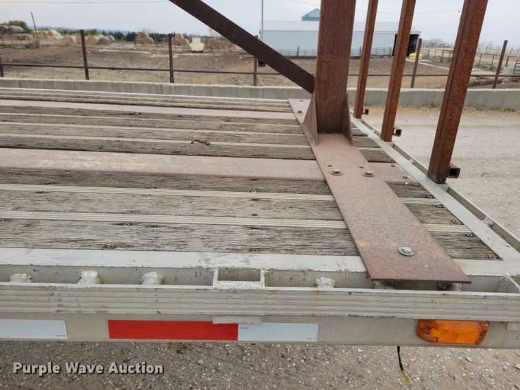 image for item DN3619 2000 Reinke Manufacturing Company drop deck trailer