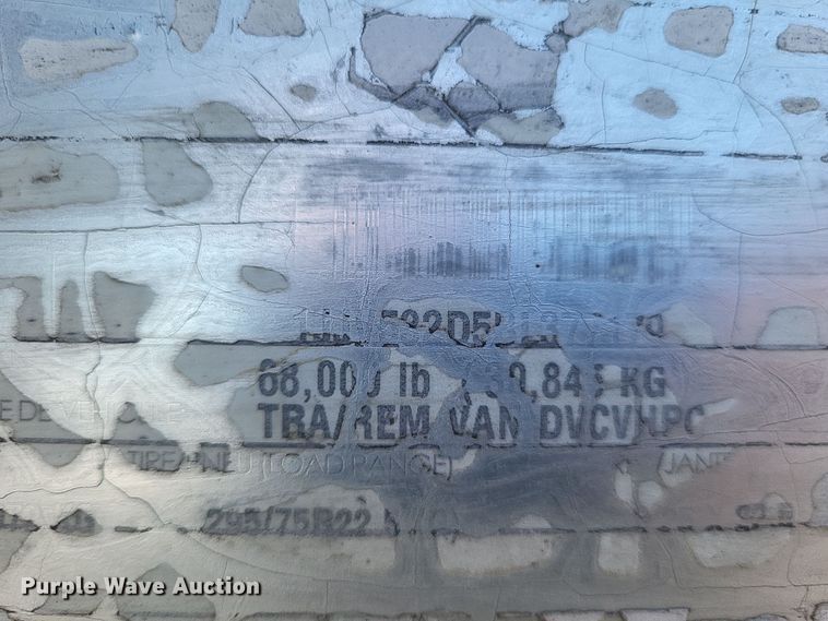 image for item DQ3730 2011 Wabash  dry van trailer