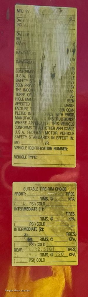 image for item DT2050 2005 Sterling  box truck