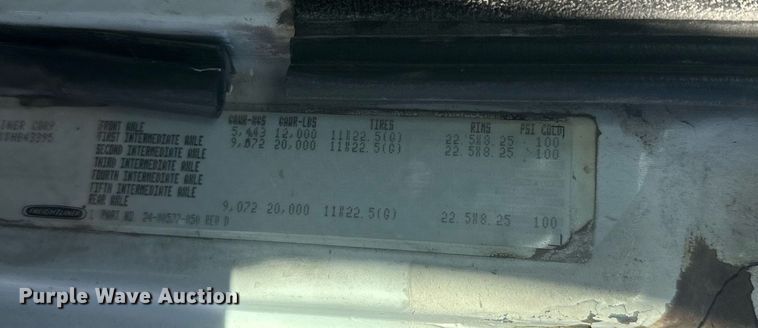 image for item DV2843 1999 Freightliner FL112 semi truck