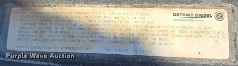 image for item DW3820 2013 Freightliner Cascadia 125 semi truck