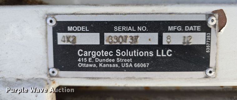 image for item DW3857 2013 Cargotek Solutions LLC 4x2 yard truck