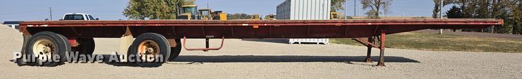 image for item DW3861 1989 Fontaine Trailer Company FTW-4-8048WSA flatbed trailer