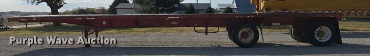 image for item DW3861 1989 Fontaine Trailer Company FTW-4-8048WSA flatbed trailer