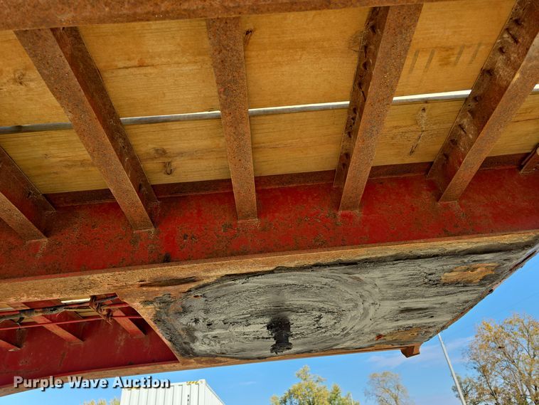 image for item DW3861 1989 Fontaine Trailer Company FTW-4-8048WSA flatbed trailer