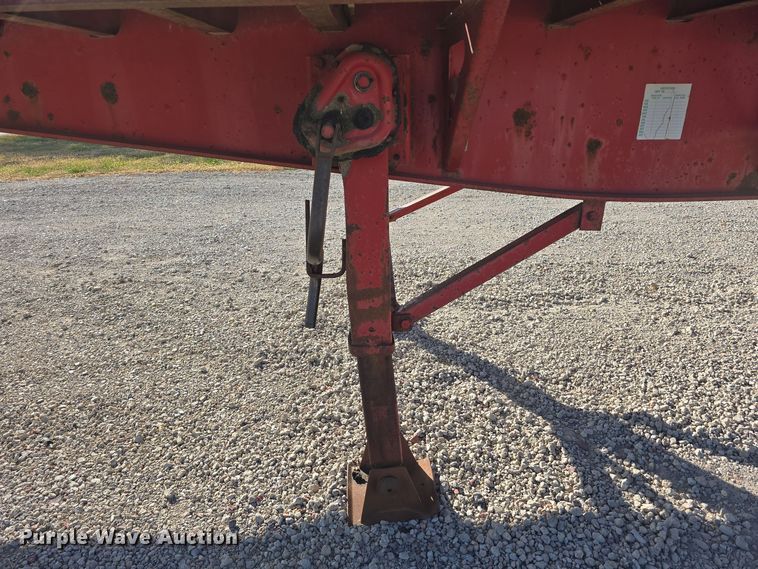 image for item DW3861 1989 Fontaine Trailer Company FTW-4-8048WSA flatbed trailer