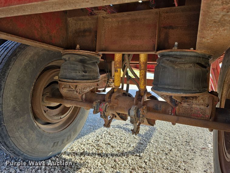 image for item DW3861 1989 Fontaine Trailer Company FTW-4-8048WSA flatbed trailer