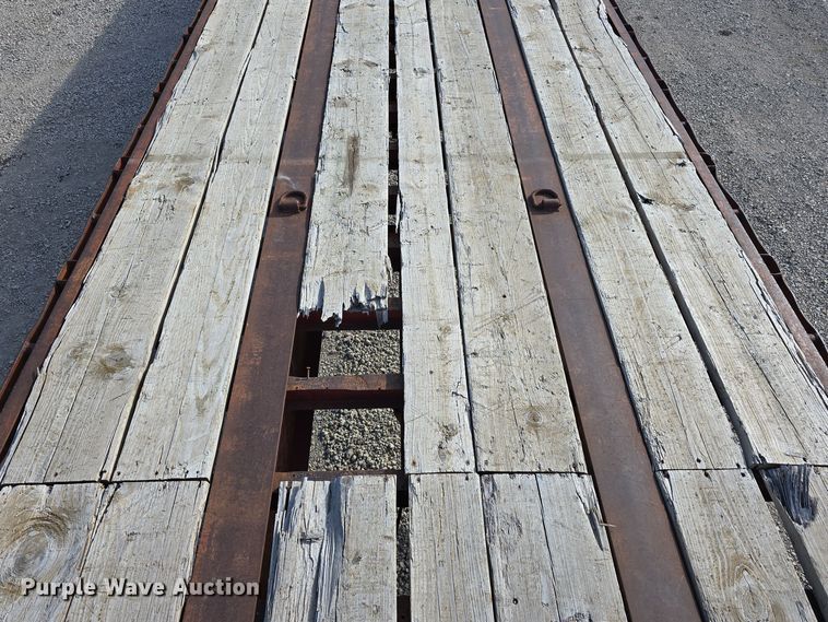 image for item DW3861 1989 Fontaine Trailer Company FTW-4-8048WSA flatbed trailer