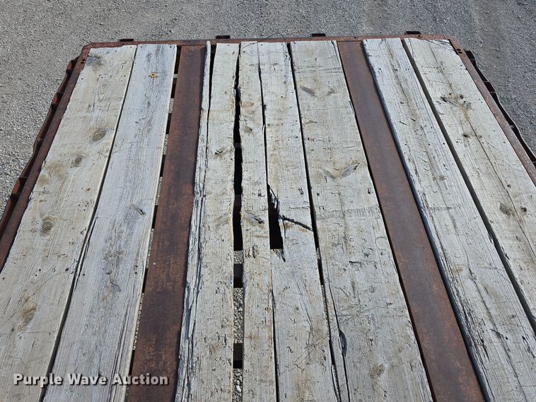 image for item DW3861 1989 Fontaine Trailer Company FTW-4-8048WSA flatbed trailer