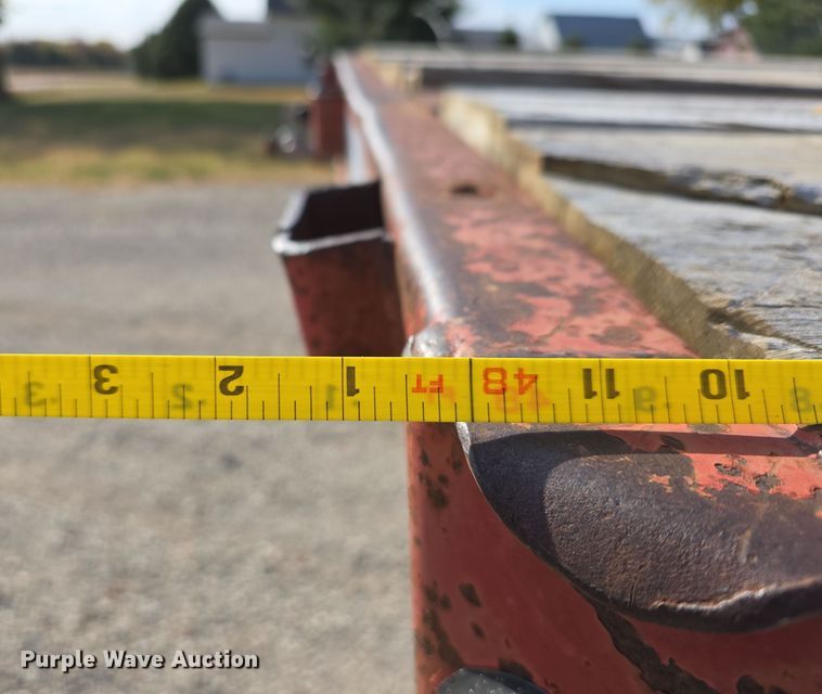 image for item DW3861 1989 Fontaine Trailer Company FTW-4-8048WSA flatbed trailer