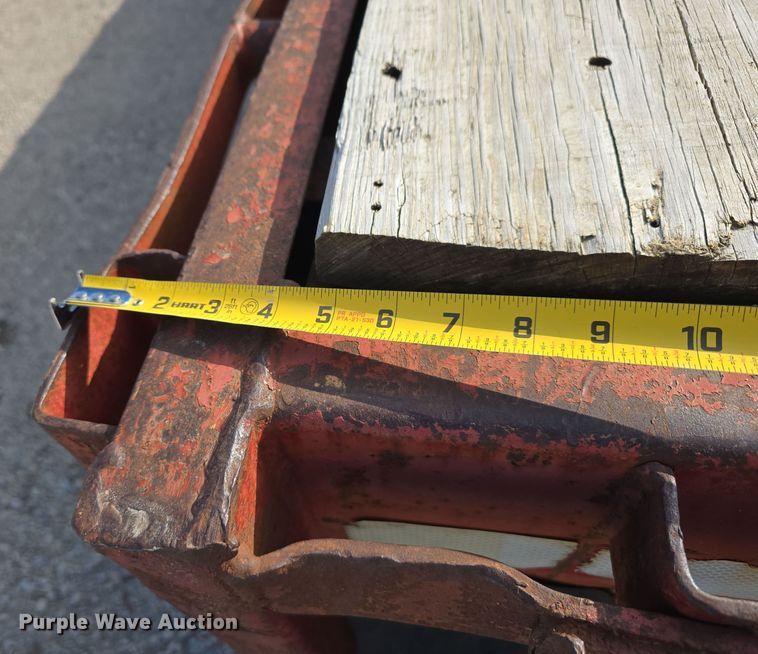 image for item DW3861 1989 Fontaine Trailer Company FTW-4-8048WSA flatbed trailer