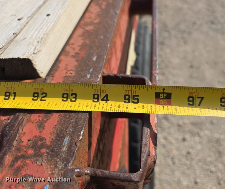 image for item DW3861 1989 Fontaine Trailer Company FTW-4-8048WSA flatbed trailer