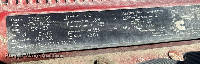 image for item EE7850 2010 Peterbilt 386 semi truck