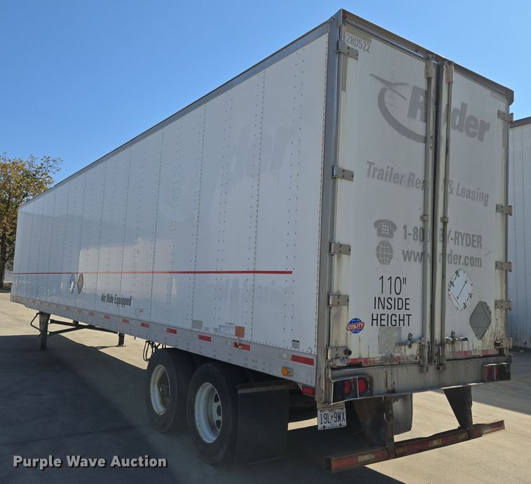 image for item EE8665 2008 Utility Trailer  dry van trailer