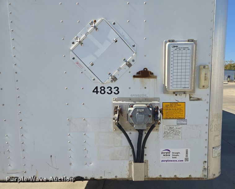 image for item EE8665 2008 Utility Trailer  dry van trailer