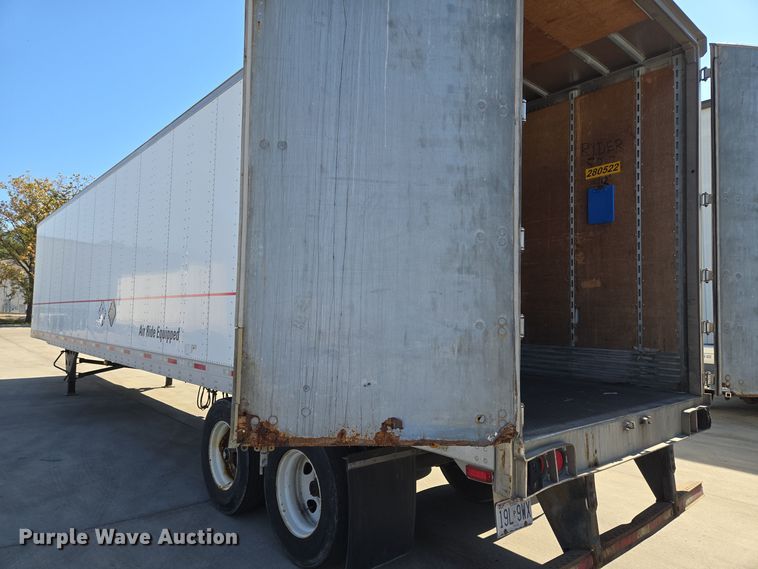 image for item EE8665 2008 Utility Trailer  dry van trailer