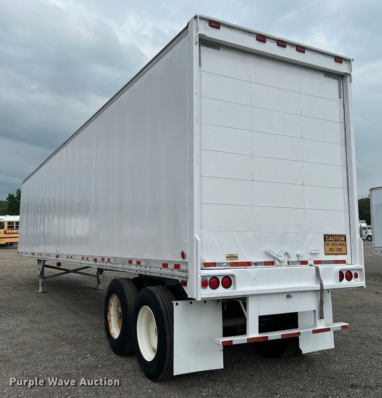 image for item EG0968 1984 Utility Trailer dry van trailer