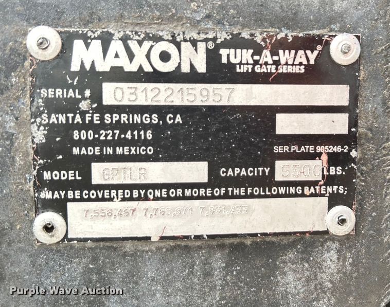 image for item EG1518 2013 Utility Trailer Mfg.  Co VS2DX dry van trailer