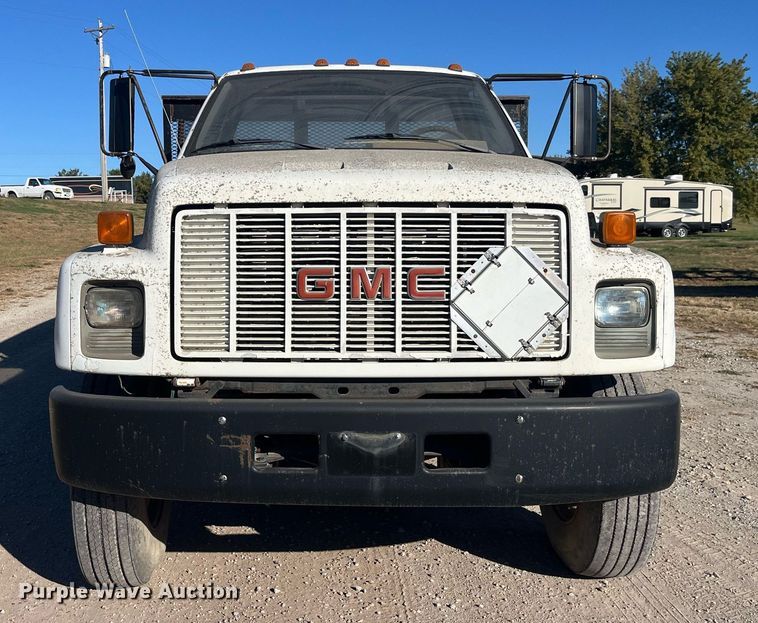 image for item EH2868 1990 GMC Top Kick C6000 dump flatbed truck