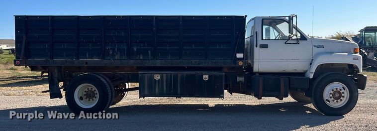 image for item EH2868 1990 GMC Top Kick C6000 dump flatbed truck