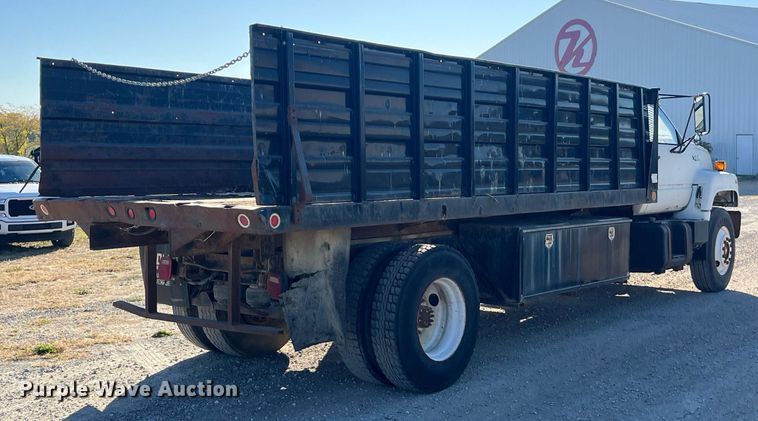 image for item EH2868 1990 GMC Top Kick C6000 dump flatbed truck