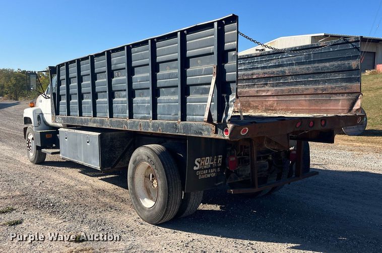 image for item EH2868 1990 GMC Top Kick C6000 dump flatbed truck