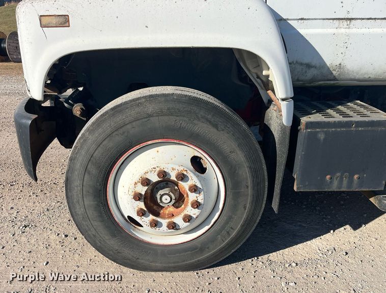 image for item EH2868 1990 GMC Top Kick C6000 dump flatbed truck