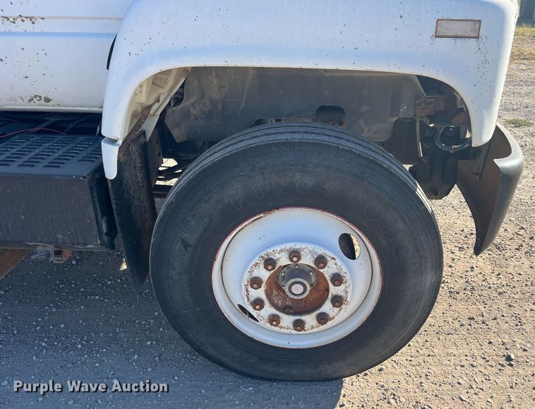 image for item EH2868 1990 GMC Top Kick C6000 dump flatbed truck