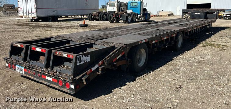 image for item EH2875 2002 Neville Built drop deck equipment trailer